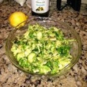 Brussel Spouts with Lemon and TyBasil